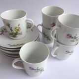 Mobil porcelain coffee cups
