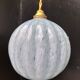 Clichy blue glass pendant light