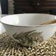 Vintage Digoin Sarreguemines fern salad bowl