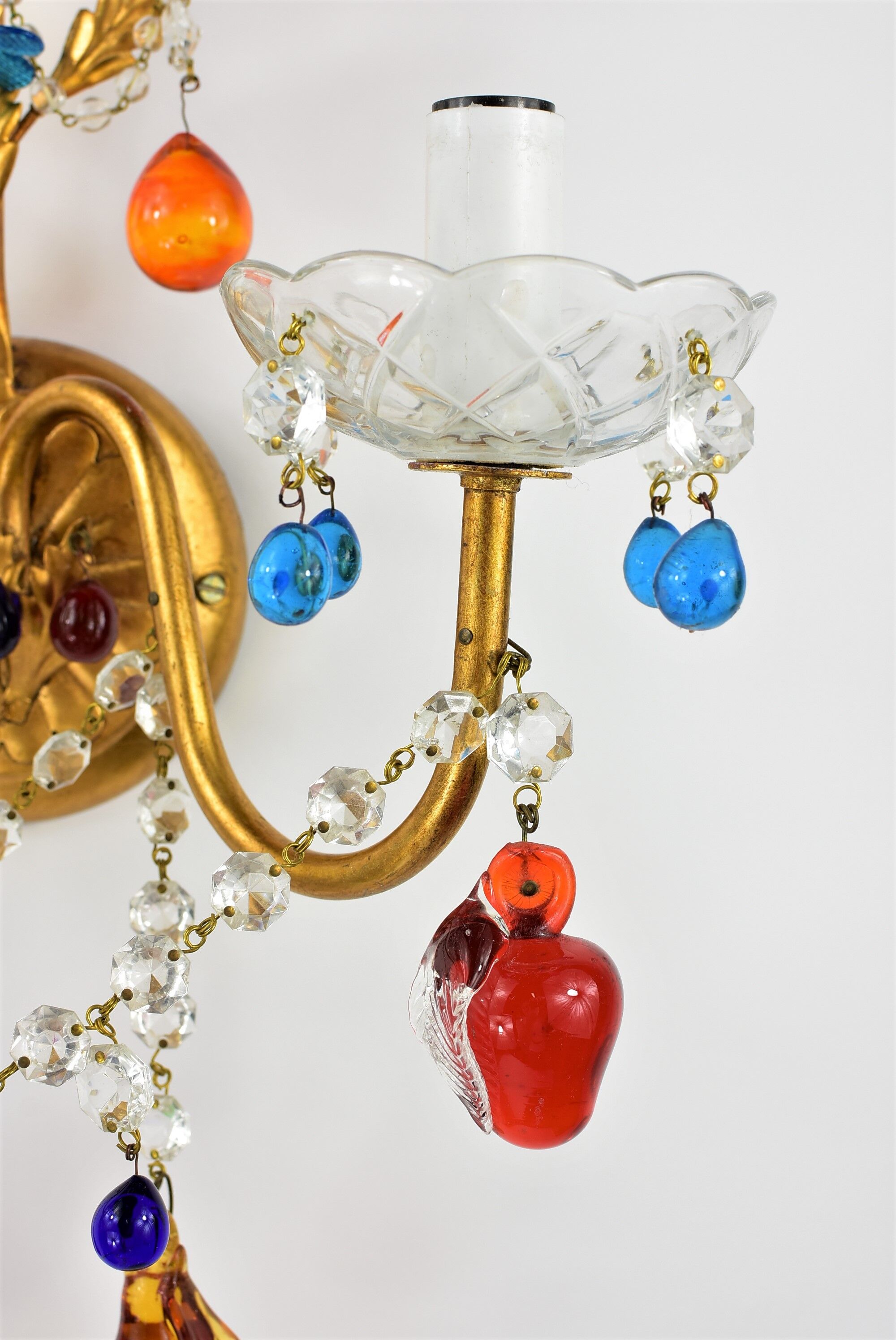 Wall lamp Murano n2 glass grapevines.