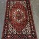 Hand-knotted Persian carpet from Iran, 128 x 76 cm.