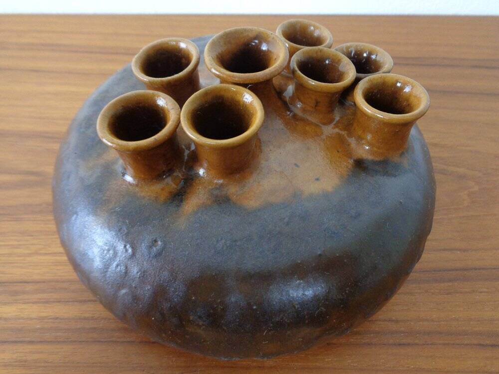Ceramic Mushroom Vase, 1960s