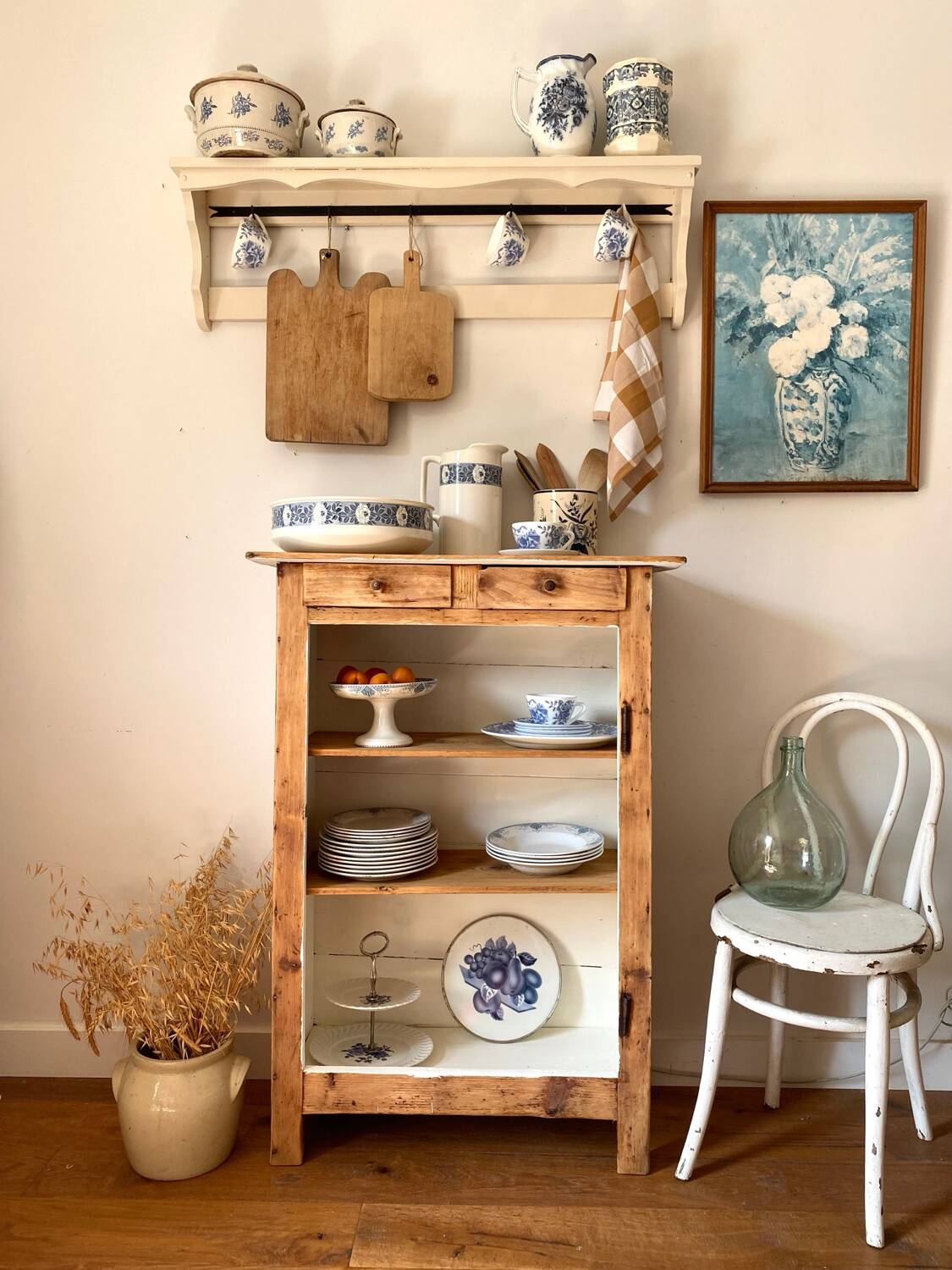 Earthenware fruit bowl, Terre de fer