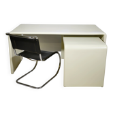 Bureau empilable space age en fibre de verre, ensemble de 2, années 1970