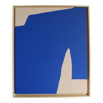 Abstract blue 1. 65x54 cm