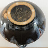 Vase en grés de Puisaye, signé Alfred Lebret