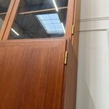 Scandinavian glass sideboard in teak