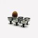 Six coquetiers en inox