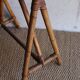 Pair of vintage rattan trestles