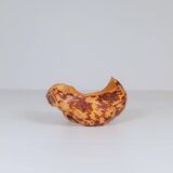 Set of 3 bowls in organic burl wood from Swedish folk art, circa 1960-1970.