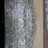 Rectangular wall, old thick glass ceiling, vintage