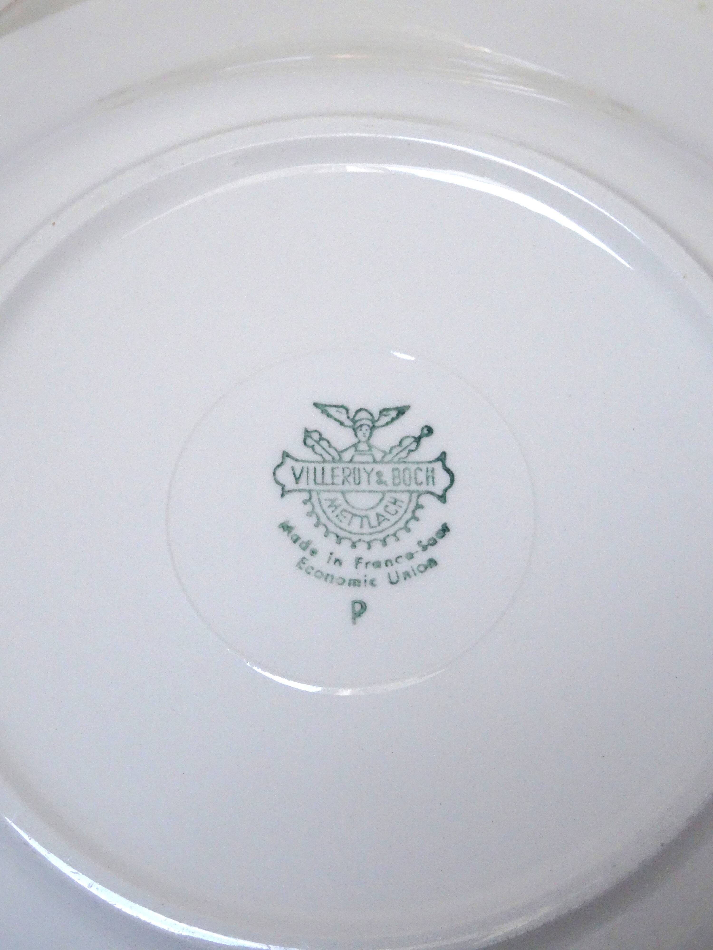 6 flat plates Villeroy & Boch