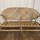 Rattan bench