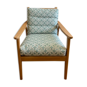 Fauteuil boomerang scandinave