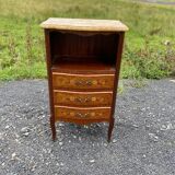 Louis XV style rosewood bedside table