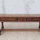 Farm table in walnut