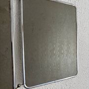 Vintage 1960 triptych barber mirror silvered Arpin - 28 x 70 cm