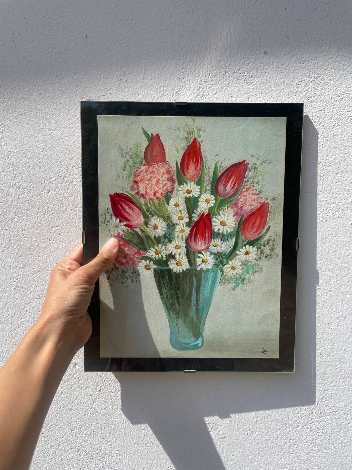 Flower bouquet painting