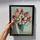 Flower bouquet painting