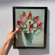 Flower bouquet painting