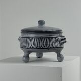 Pair of ceramic soup tureens by Jacques Pouchain, Dieulefit, circa 1960