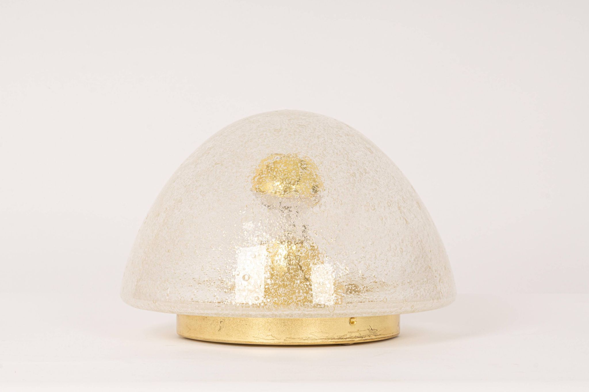 glass Space Age ceiling lights by Hoffmeister, Germany, 1960s