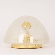 glass Space Age ceiling lights by Hoffmeister, Germany, 1960s