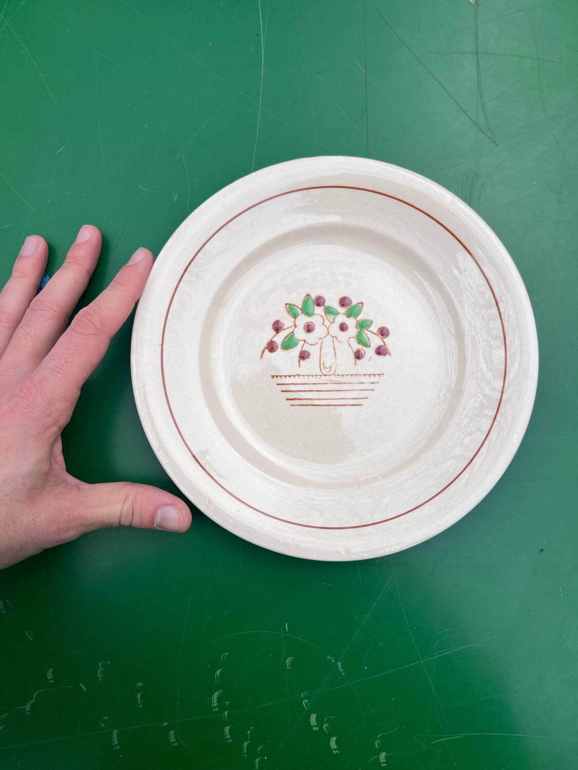Longwy - 6 Colette model dessert plates