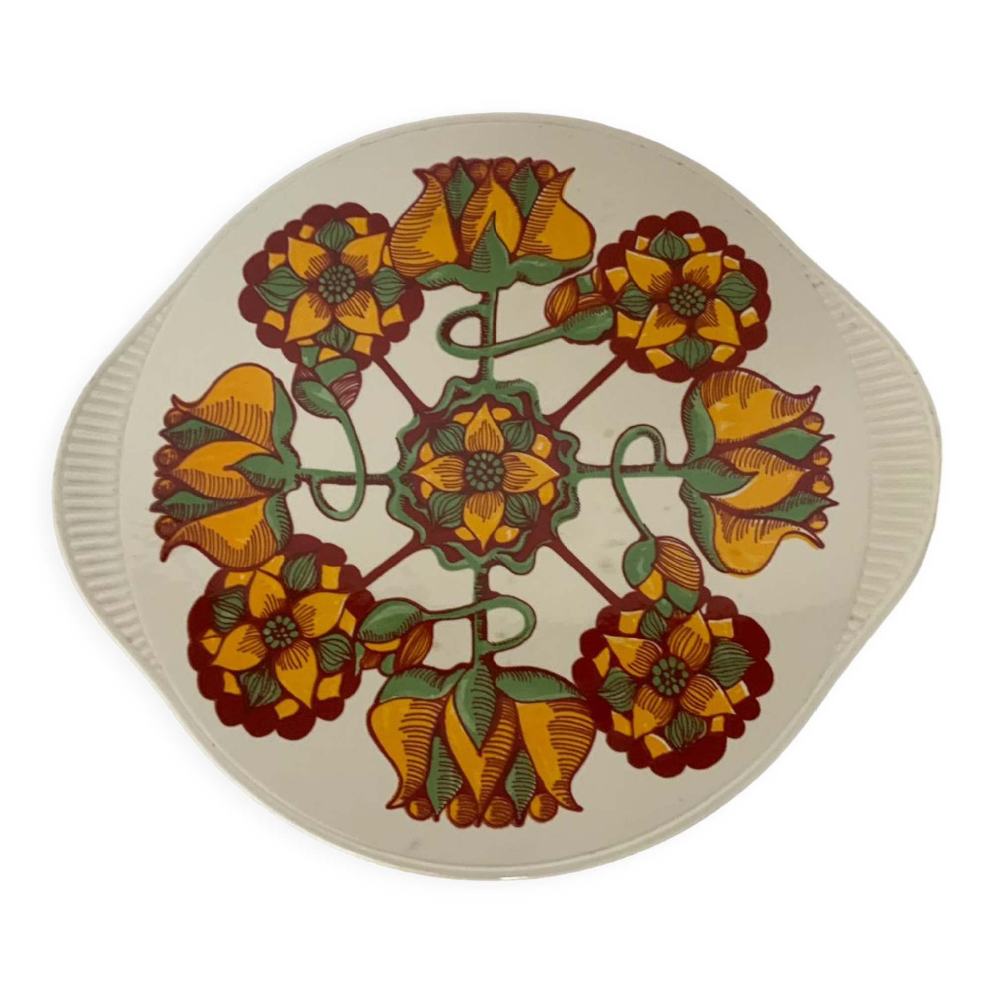 Selency pie dish x Monoprix Croisé Laroche