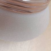 Lustre, plafonnier en verre givré