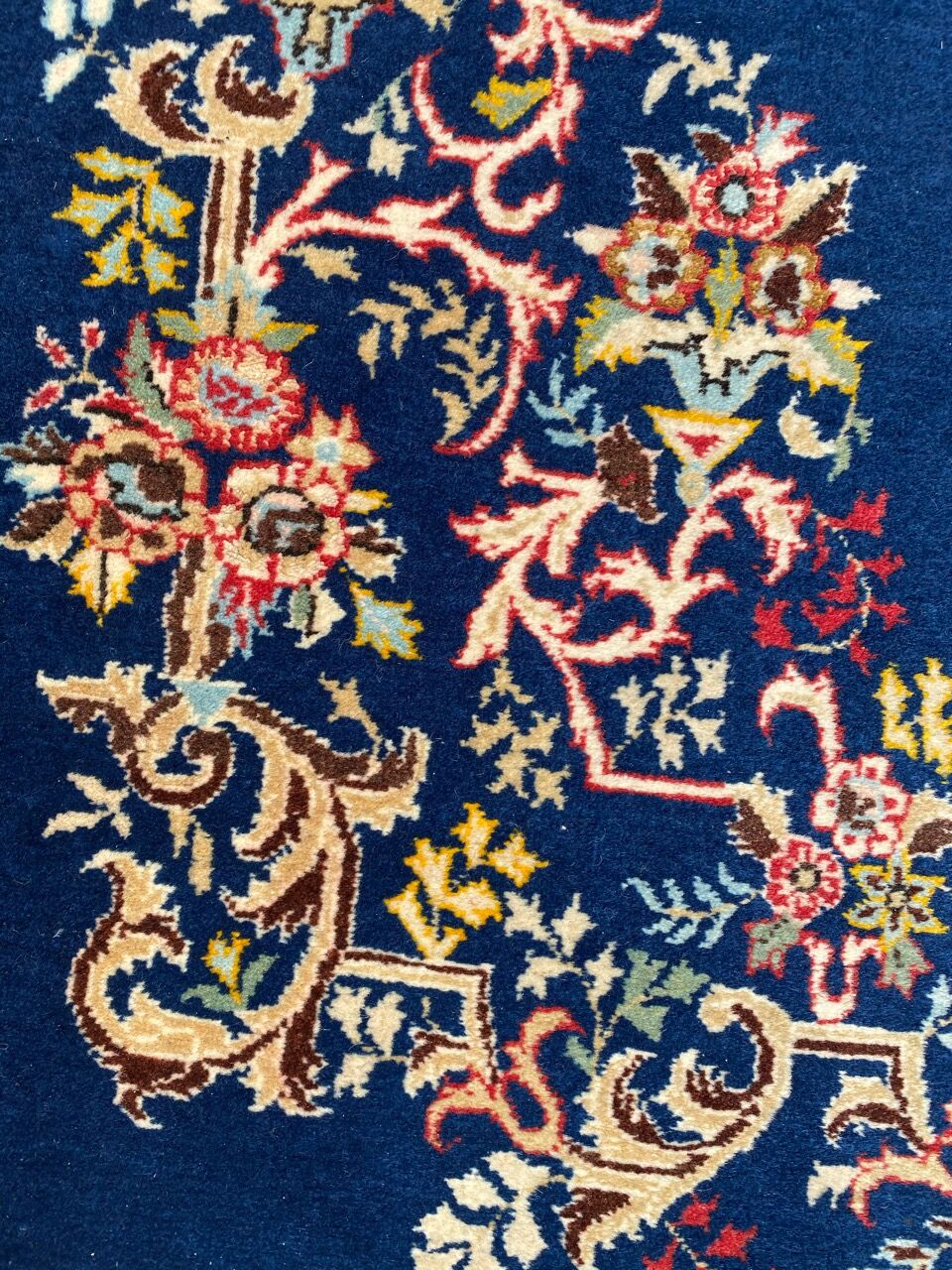 Persian carpet Ghoom wool and silk 138x214 cm