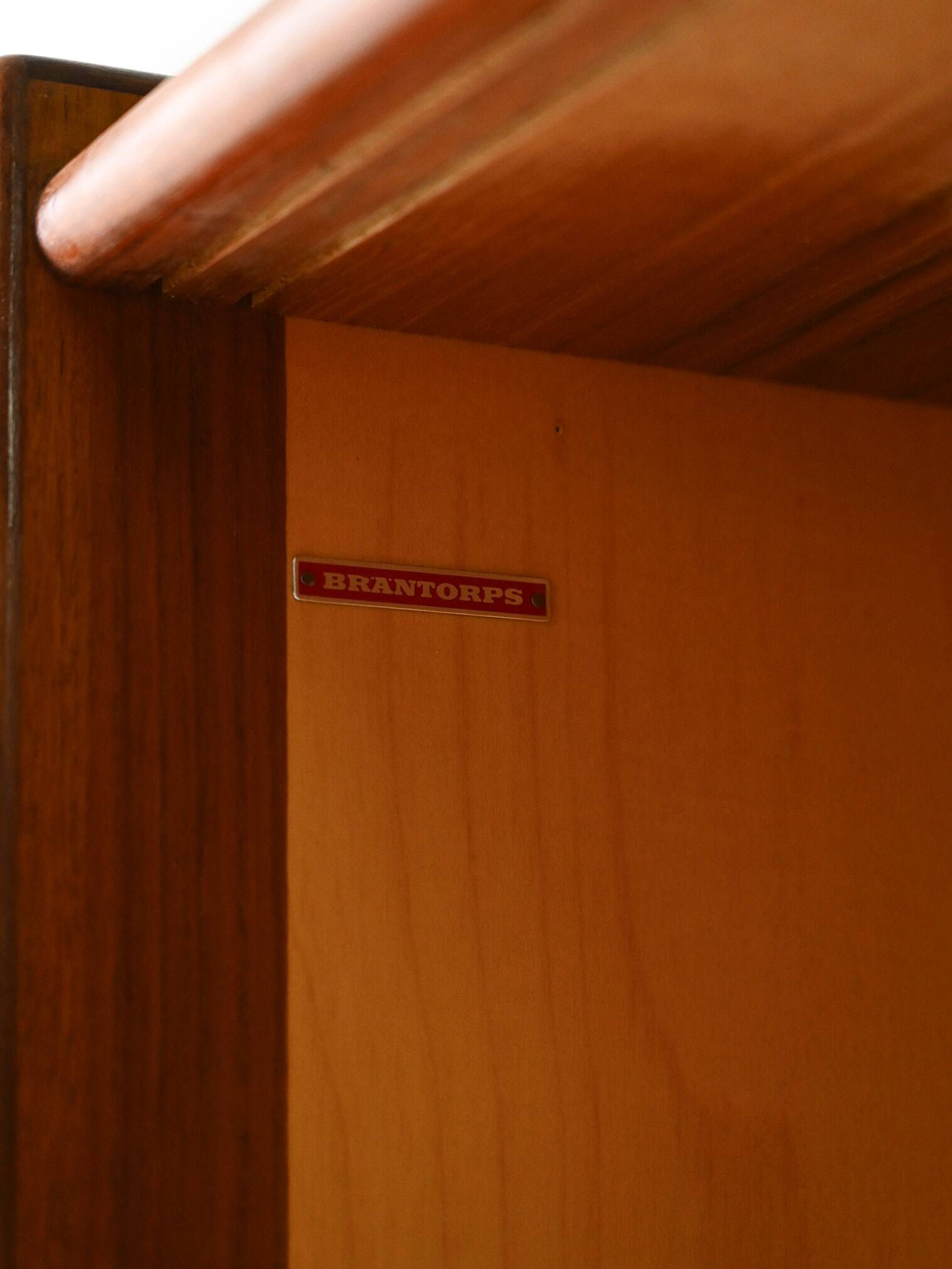 Vintage teak wood highboard