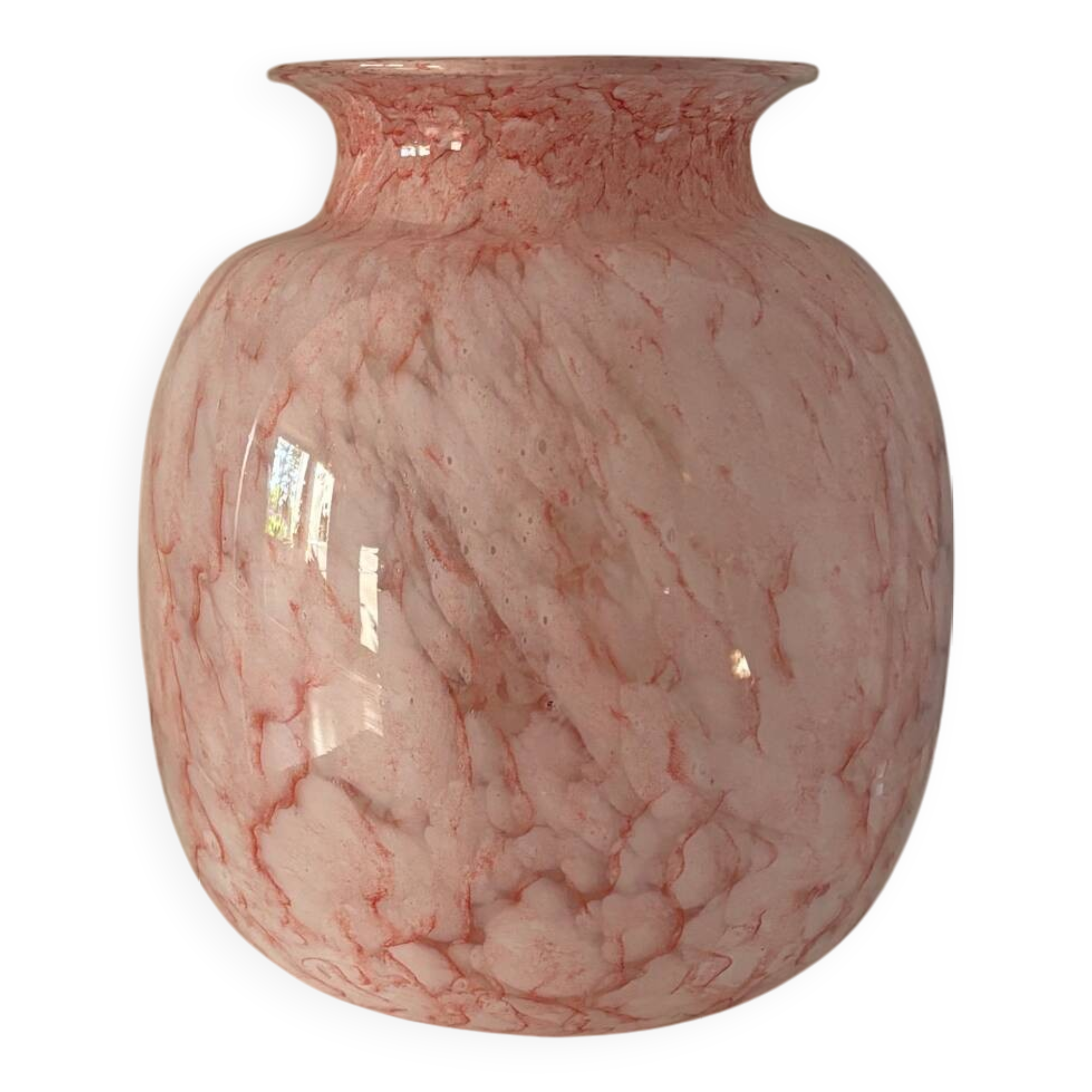 Vase en verre soufflé
