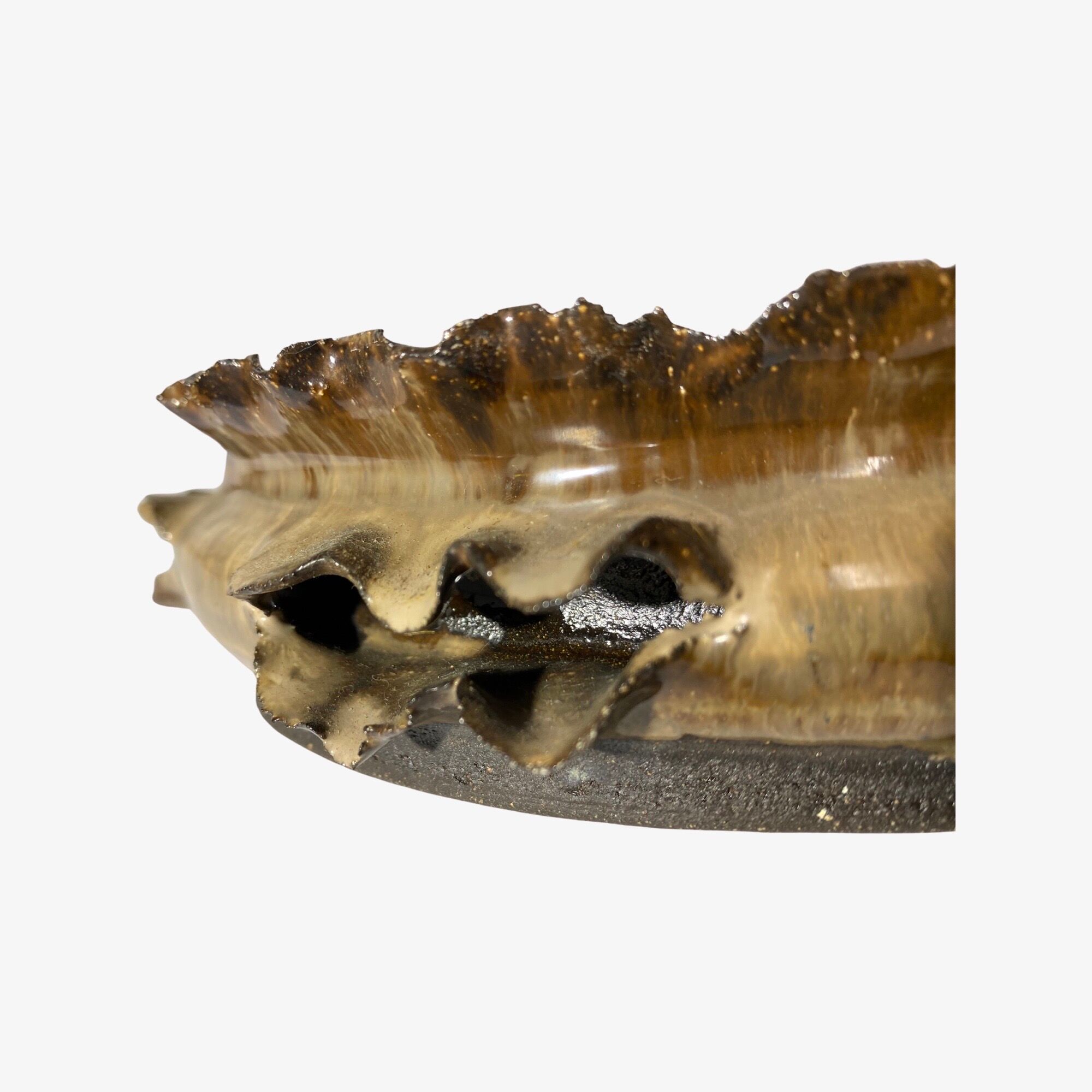 Handmade Vintage Ceramic Pottery Bowl From Denmark 1960s