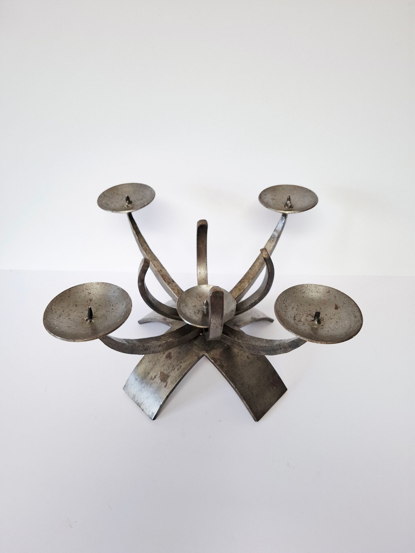 Vintage brutalist chandelier