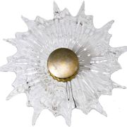 Glass wall light, 1960s
