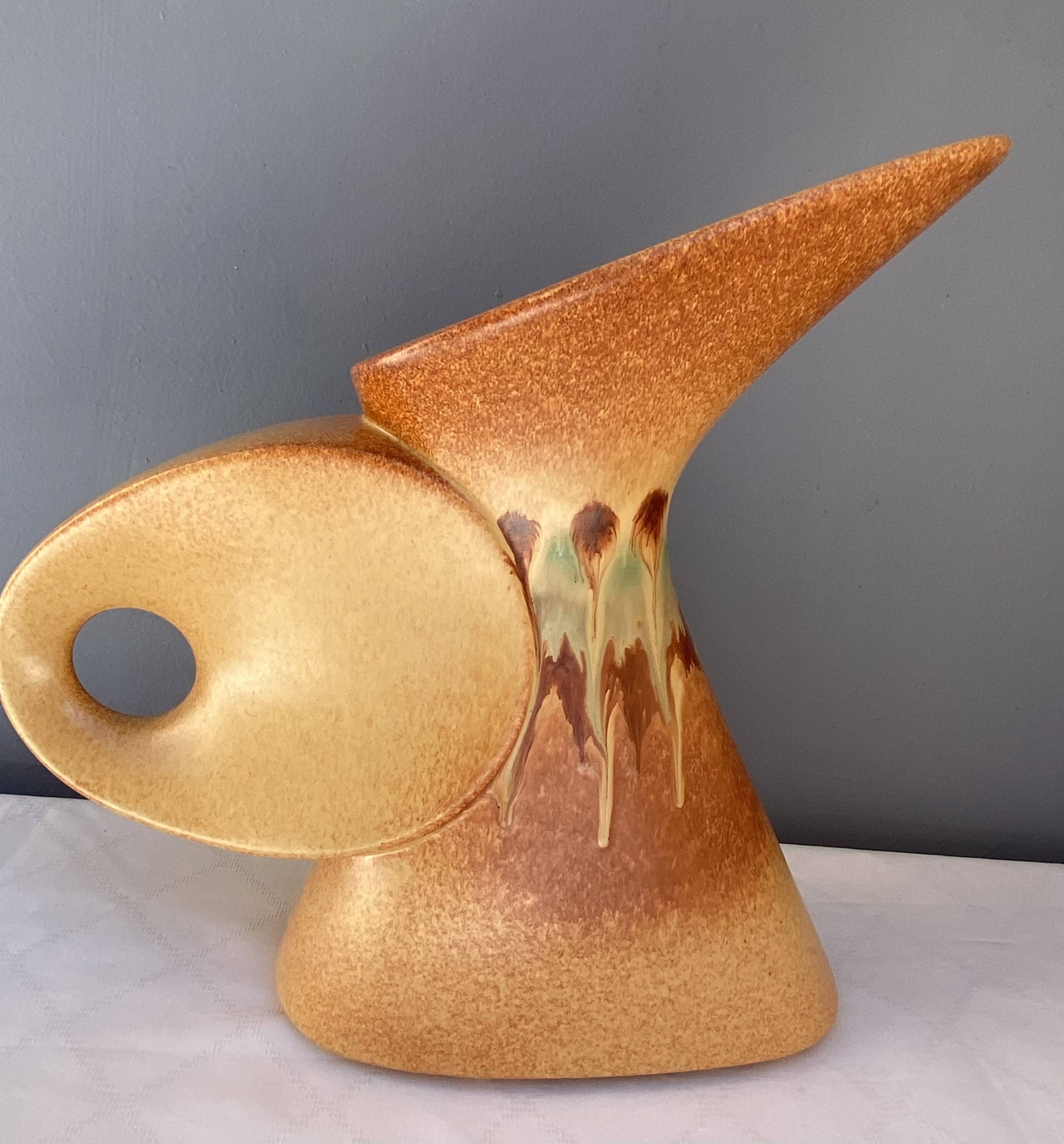 Bertoncello ceramic vase, Italy, 1960s