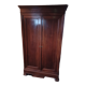 Armoire Louis Philippe  en  noyer deux portes deux tiroirs