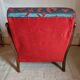 Bridge armchair in wood and cane from the 1950s.