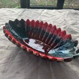 Fruit cup in enamelled ceramic stamped Vallauris, vintage 1960