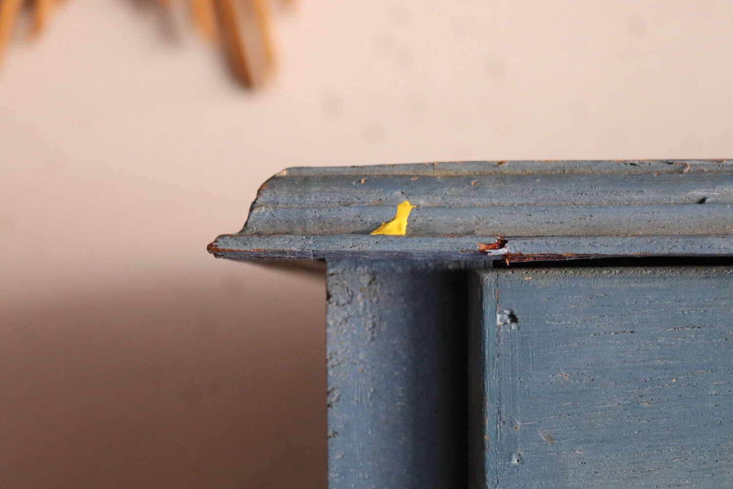 Small painted blue folk furniture – country spirit