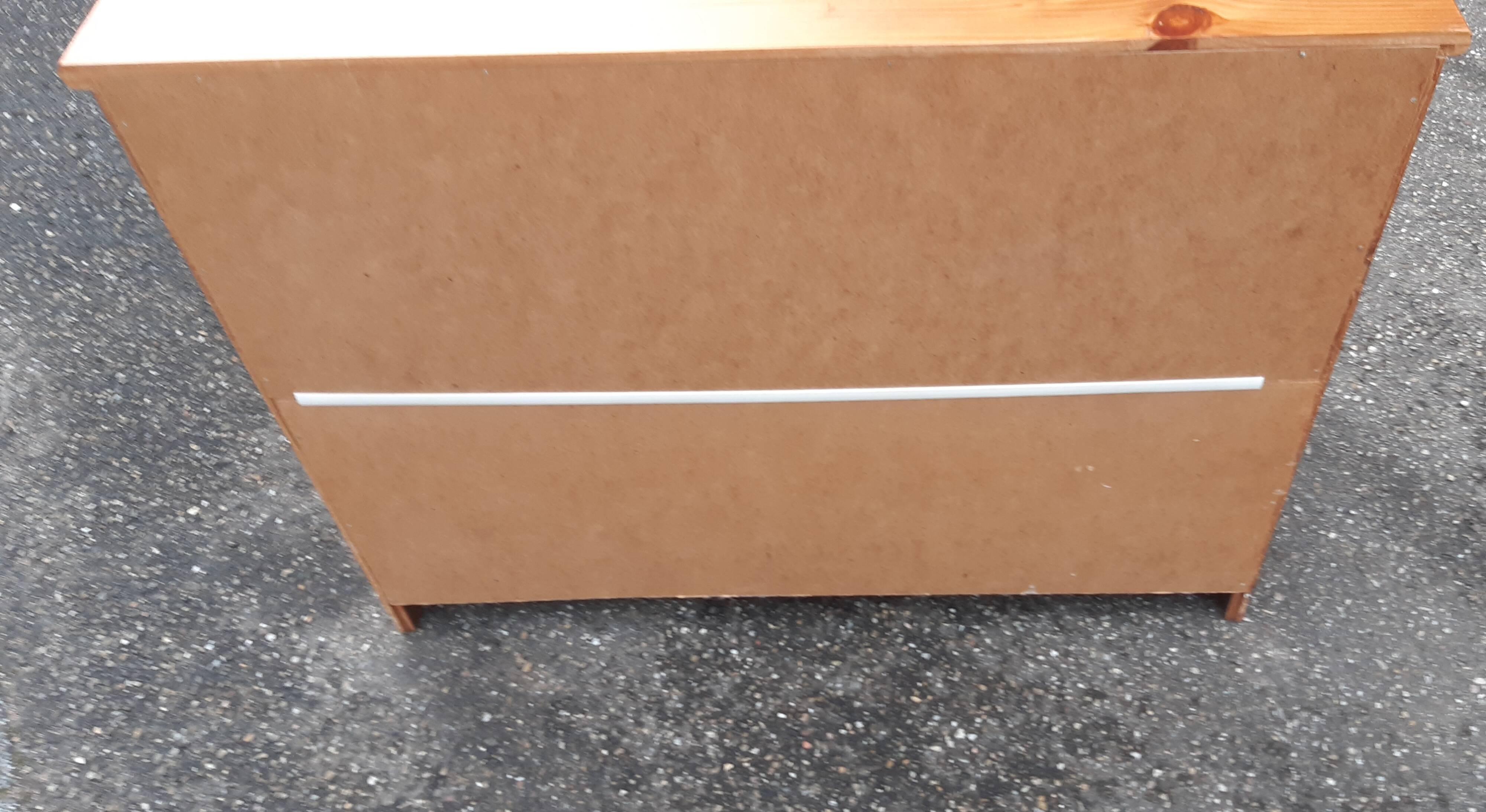 Solid pine chest of drawers 1980