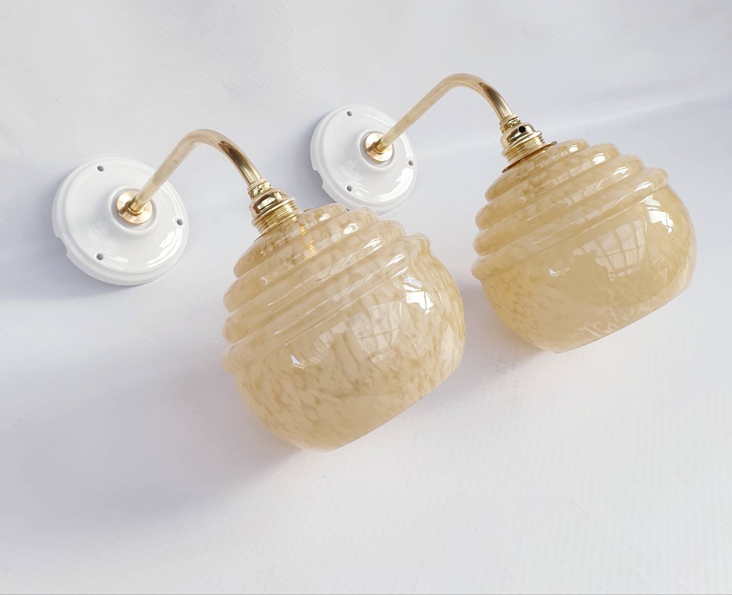 Clichy glass wall lights