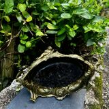 Large rock garden planter angel Art Nouveau