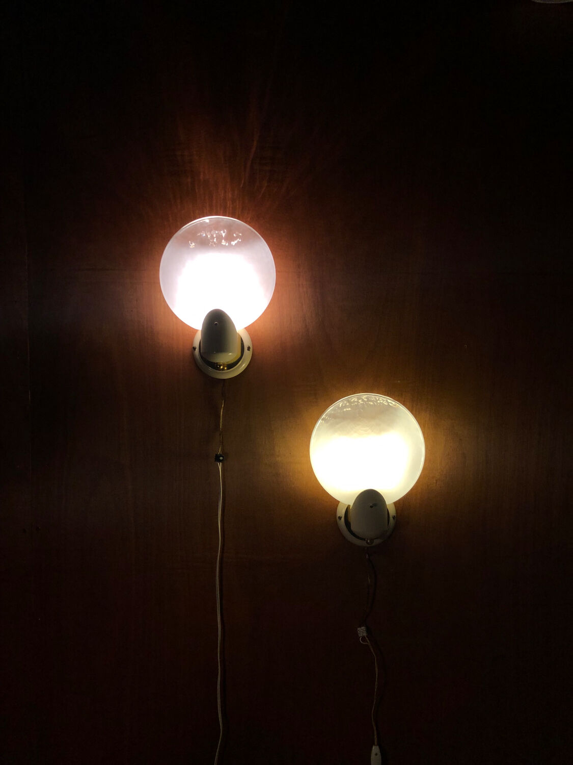 Pair of Italian wall lights circa 1960