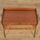 Mid Century Teak and Rattan Console Table by Søren Rasmussen, United Knigdo