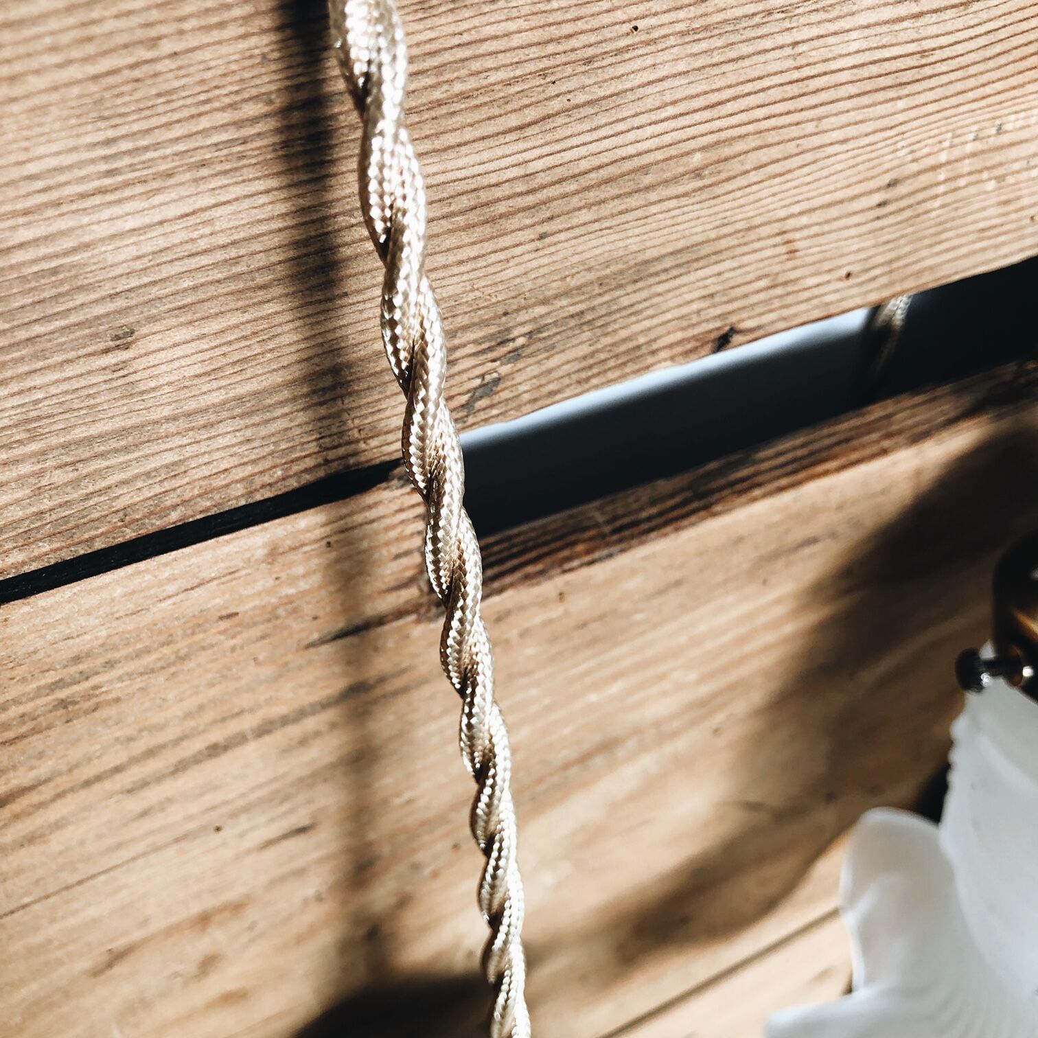 Duo of draped "tulips" walkmen