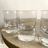 Set de 6 verres gobelets en cristal