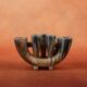 Art Nouveau flower pot in flamed stoneware by Charles Greber