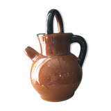 Glazed amber jug